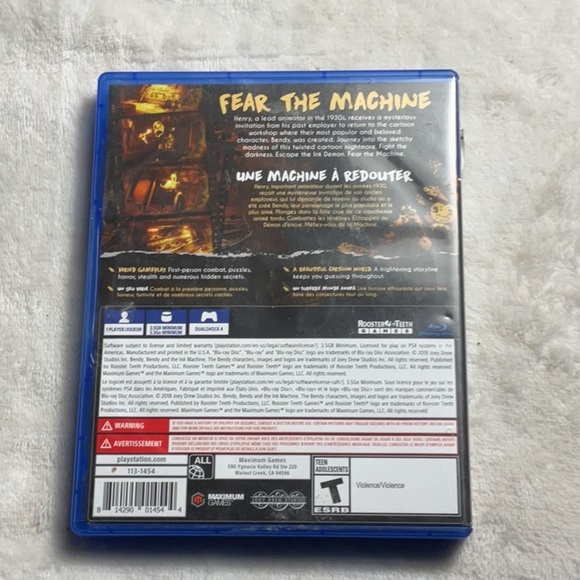 Bendy and the Ink Machine PS4 Game - Picture 2 of 3